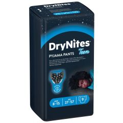 HUGGIES DRYNITES couche nuit boy 8-15 ans 9 pce