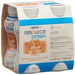 RESOURCE Protein abricot 4 x 200 ml