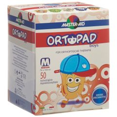 Ortopad Occlusionspflaster Medium Boys 2-4 Jahre 50 Stk