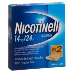 Nicotinell 2 mittel Matrixpfl 14 mg/24h 7 Stk