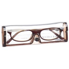 Nicole Diem Lesebrille 2.00dpt Cannes braun