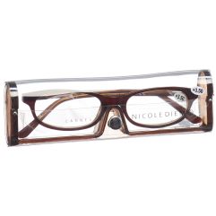 Nicole Diem Lesebrille 3.50dpt Cannes braun