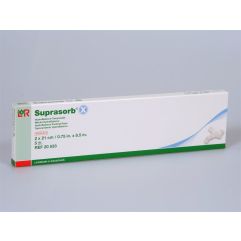 Suprasorb X HydroBalance Tamponad 2x21cm steril 5 Stk