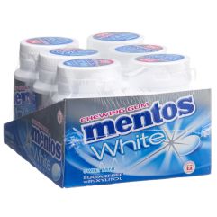 MENTOS Gum White Sweetmint 6 x 75 g