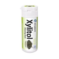 MIRADENT Xylitol Chewing Gum thé vert 30 pce