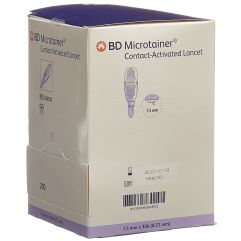 BD MICROTAINER kont Lanzetten 30Gx1.5mm li 200 Stk