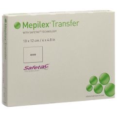 MEPILEX Transfer Safetac pan vul 10x12cm sil 5 pce