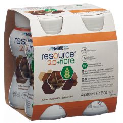 RESOURCE 2.0 fibre café 4 x 200 ml