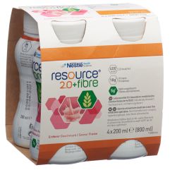 RESOURCE 2.0 fibre fraise 4 x 200 ml