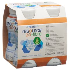 RESOURCE 2.0 fibre neutre 4 x 200 ml