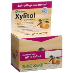 Miradent Xylitol Kaugummi Frucht 12 x 30 Stk