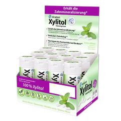 MIRADENT Xylitol Chewing Gum spearmint 12 x 30 pce