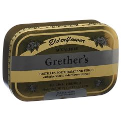 GRETHERS Elderflower past sans sucre bte 110 g