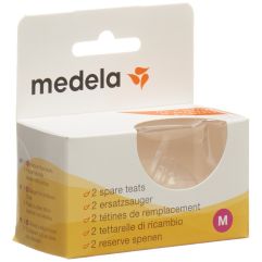 MEDELA tétine de remplacement flux medium 2 pce