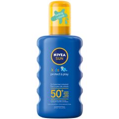 Nivea Sun Kids Pflegendes Sonnenspray LSF 50+ Wasserfest Farbig LSF50+ 200 ml