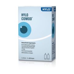 HYLO COMOD Befeuchtende Augentropfen 2 x 10 ml