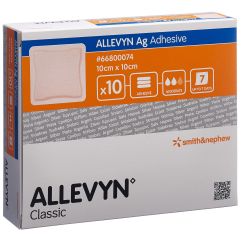 Allevyn Ag Adhesive Wundkompresse 10x10cm 10 Stk