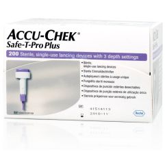 ACCU-CHEK SAFE-T PRO PLUS usage unique 200 pce