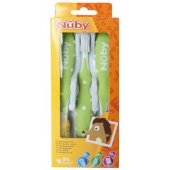 NUBY set évolutif brosses à dents 3 étapes