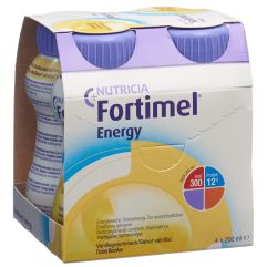 Fortimel Energy Vanille 4 Fl 200 ml