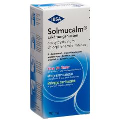 SOLMUCALM toux grasse sirop enf fl 90 ml