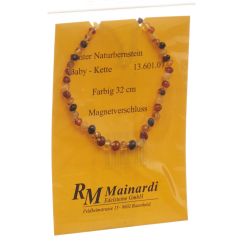 MAINARDI Natur Bernstein 32cm farbig Magnetverschl