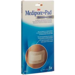 3M MEDIPORE+PAD 10x20cm compresse 5x15.5cm 5 pce