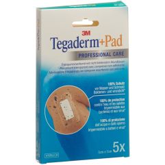 3M TEGADERM+PAD 5x7cm compresse 2.5x4cm 5 pce