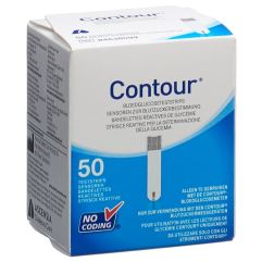 CONTOUR bandelettes réactives 50 pce