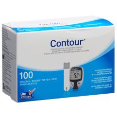 CONTOUR bandelettes réactives 100 pce