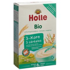 HOLLE bouillie 3 céréales bio 250 g