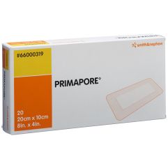 PRIMAPORE pansement adhésif 20x10cm stérile 20 pce