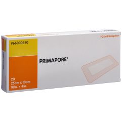 PRIMAPORE pansement adhésif 25x10cm stérile 20 pce