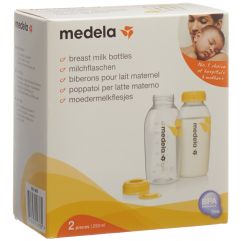 Medela Milchflasche 250ml inklusiv Deckel mit Einlage 2 Stk