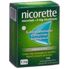 NICORETTE Microtab orig cpr subling 2 mg 100 pce