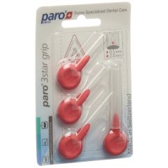 paro 3Star-Grip 2mm xxx-fein rot zylindrisch 4 Stk