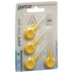 PARO 3STAR-GRIP 2.6mm jaune cylin 4 pce