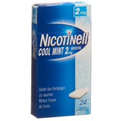 NICOTINELL Gum 2 mg cool mint 24 pce