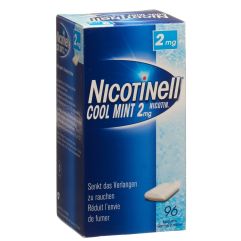 NICOTINELL Gum 2 mg cool mint 96 pce