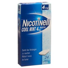 NICOTINELL COOL MINT 4 mg 24 Kaugummi