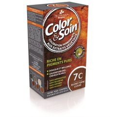 COLOR & SOIN coloration 7C blond terre cuiv 135 ml