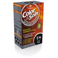 COLOR & SOIN coloration 1N noir ébène 135 ml