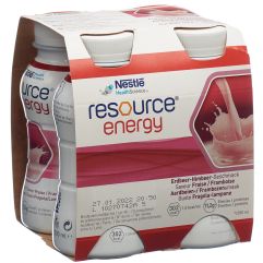 Resource Energy Erdbeer Himbeer 4 Fl 200 ml