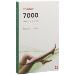 Venosan 7002 A-GH KKL2 M lang geschlossen Haftrand beige 1 Paar