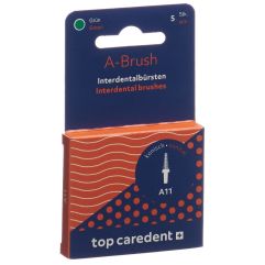 TOP CAREDENT A11 IDBH-GK brosse int vert co 5 pce