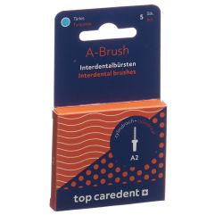 TOP CAREDENT A2 IDBH-T brosse int turquoise 5 pce