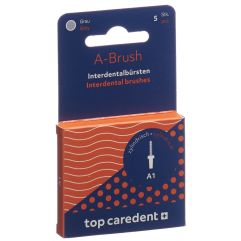 Top Caredent A1 IDBH-X Interdentalbürste grau >0.7mm 5 Stk