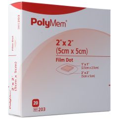 POLYMEM ADHESIVE  pansement 5x5cm film st 20 x