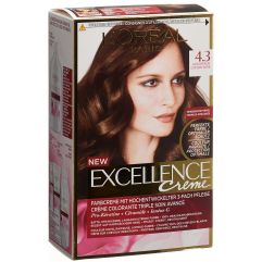 EXCELLENCE crème colorante 4.3 châtain doré