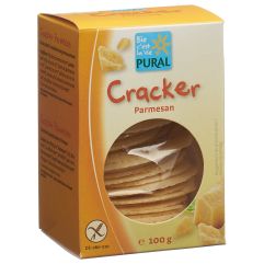 PURAL crackers au parmesan sans gluten bio 100 g